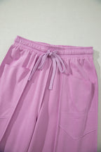 Drop Shoulder Boxy Tee and Barrel Pants Set