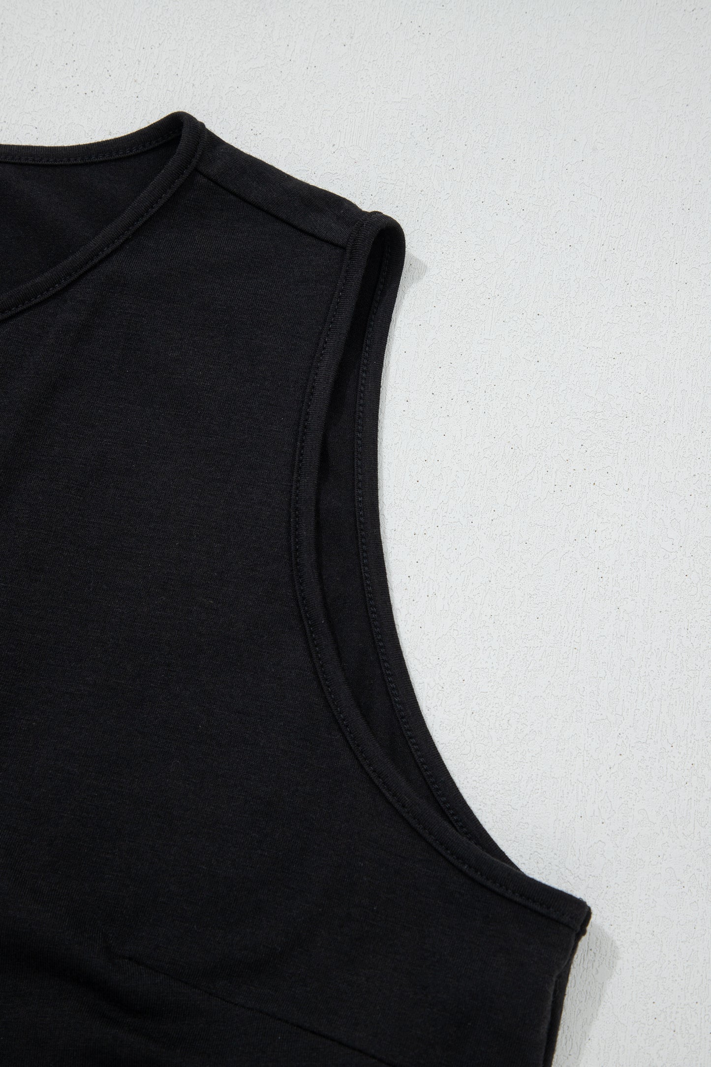 Coffee Plus Size Solid Color Bow Tie Peplum Tank Top