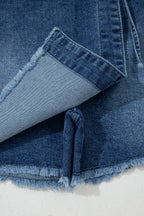 Ashleigh Blue Wrapped Tied Waist Denim Skort