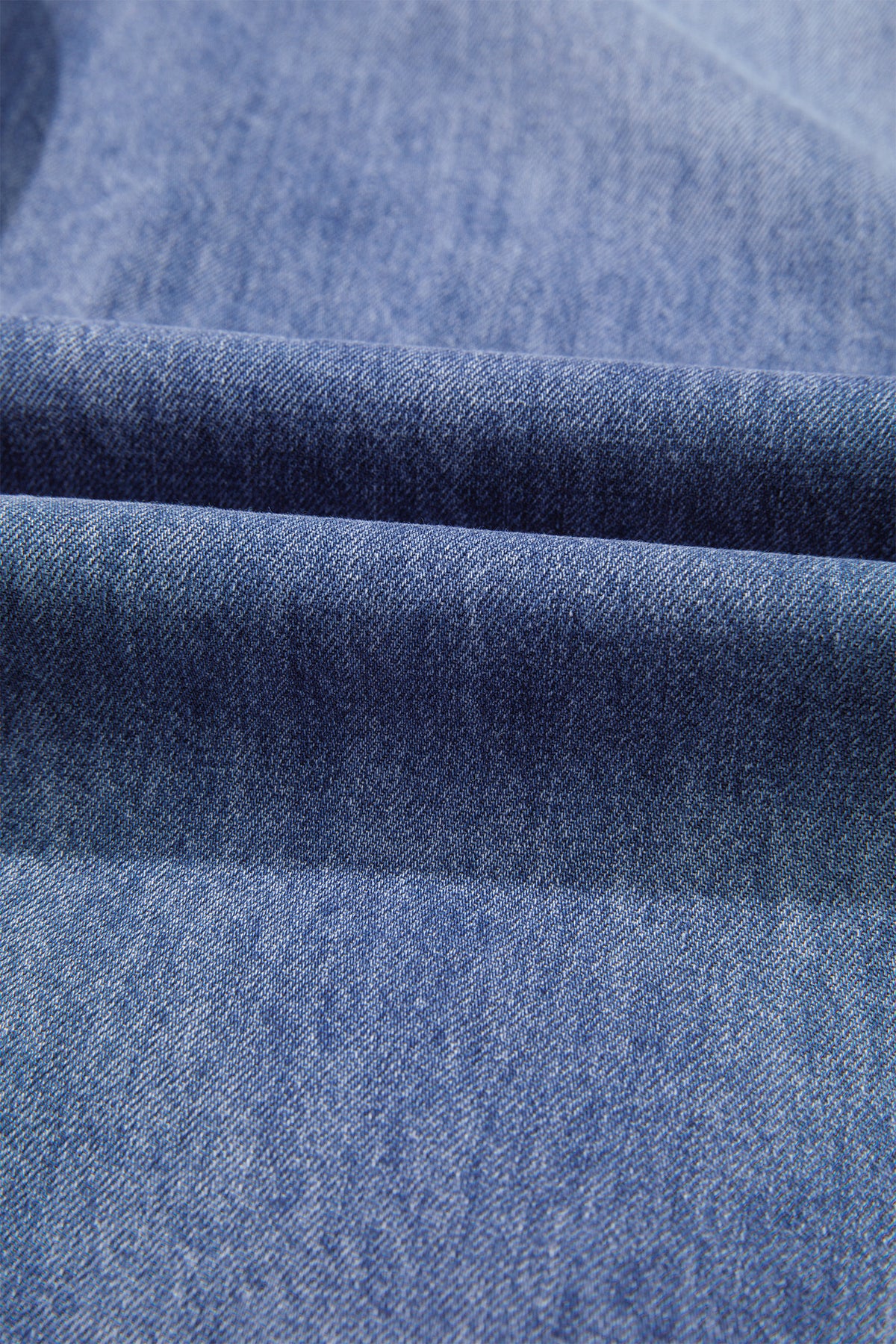 Dusk blue high-rise cropped wide-leg denim pants with buttons and pleats, made by Dear-Lover, featuring a stylish casual design.
