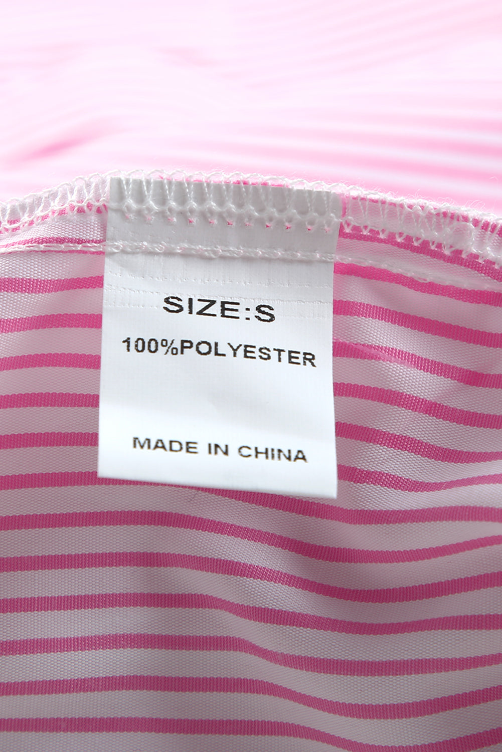 Sky blue smocked cuffed striped boyfriend shirt with pocket from Dear-Lover, made of polyester, casual and stylish blouse for women.
