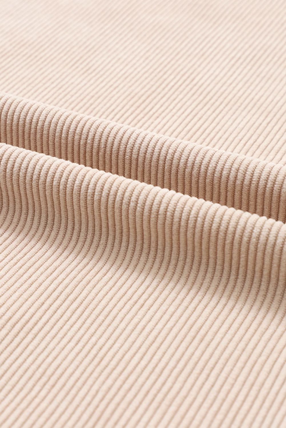 Orange ribbed corduroy oversized sweatshirt from Dear-Lover Dropshipping, soft textured top perfect for casual wear.