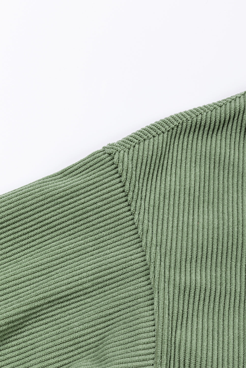 Orange ribbed corduroy oversized sweatshirt from Dear-Lover Dropshipping, featuring a cozy, relaxed fit and textured fabric.