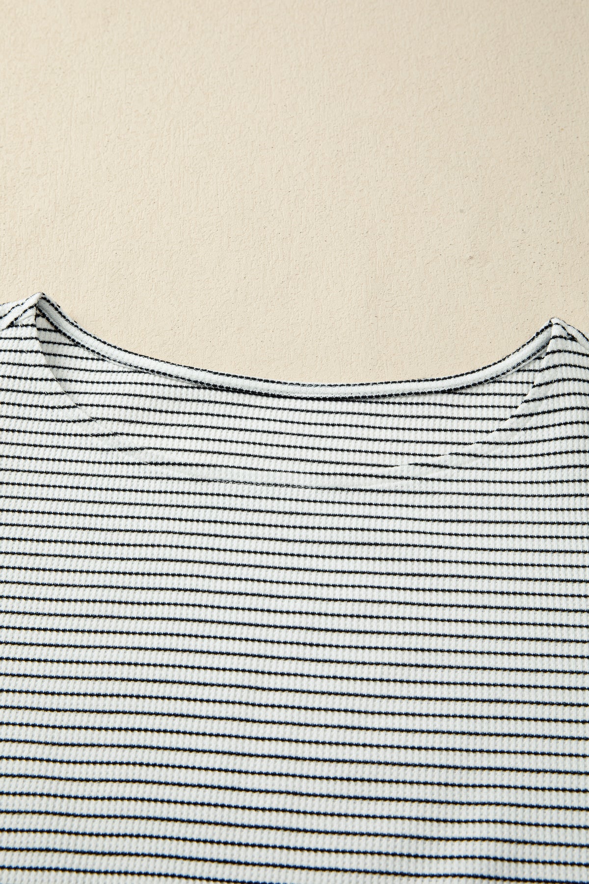 Black stripe casual tank top with contrasting ruffle trim, polyester and elastane blend, by Dear-Lover, perfect for everyday wear