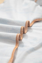 White desert sand print short sleeve knit top by Dear-Lover, lightweight polyester blend, casual summer tops for women.