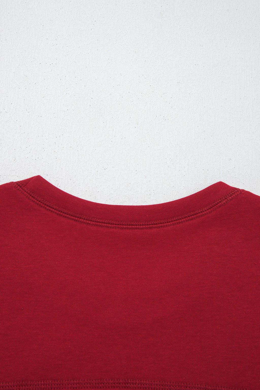 Racing Red drop shoulder boxy tee and barrel pants set by Dear-Lover, stylish two-piece polyester-cotton casual outfit.