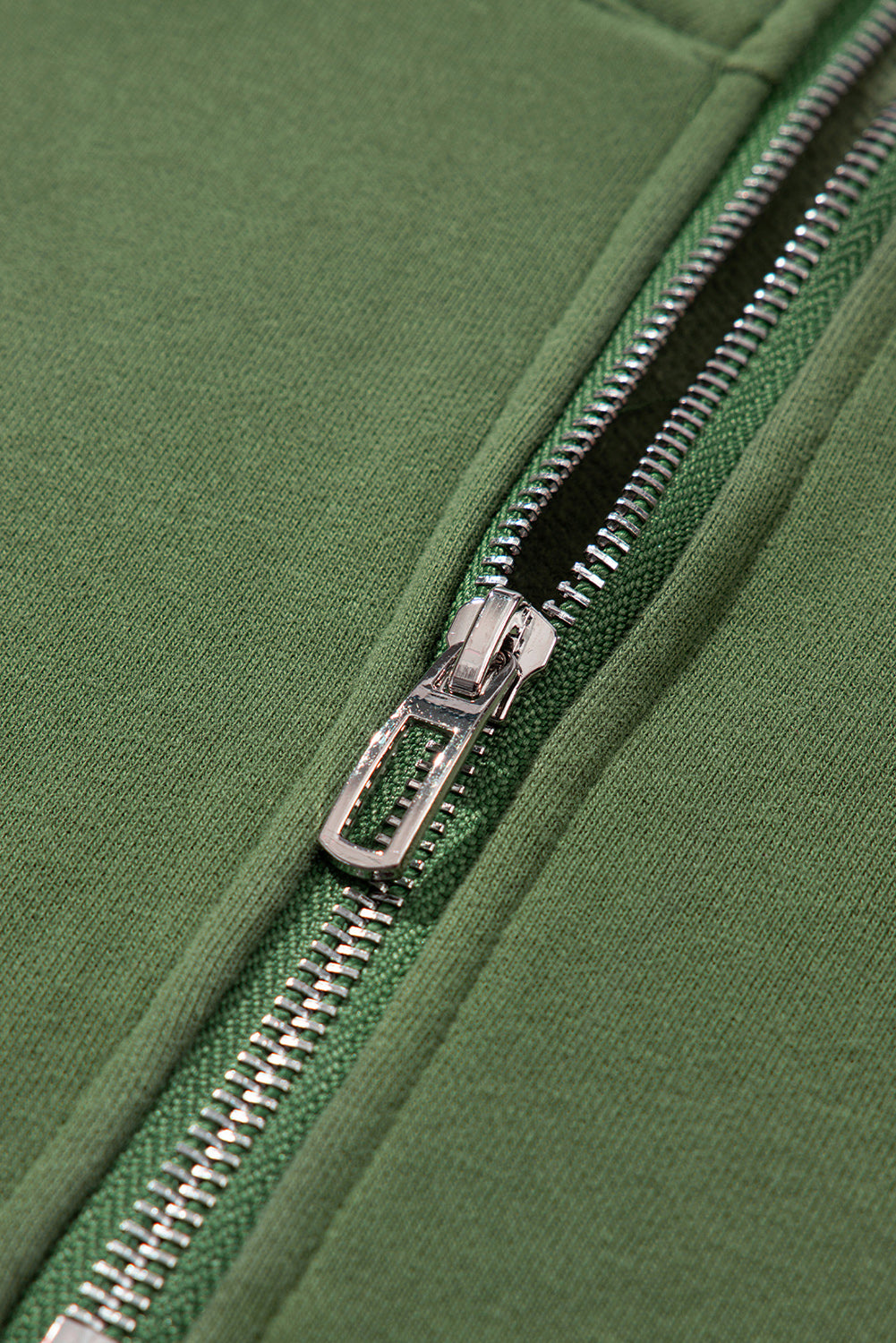 Vineyard green Dear-Lover two-piece active top and joggers set with half-zip pullover and comfortable pant set.
