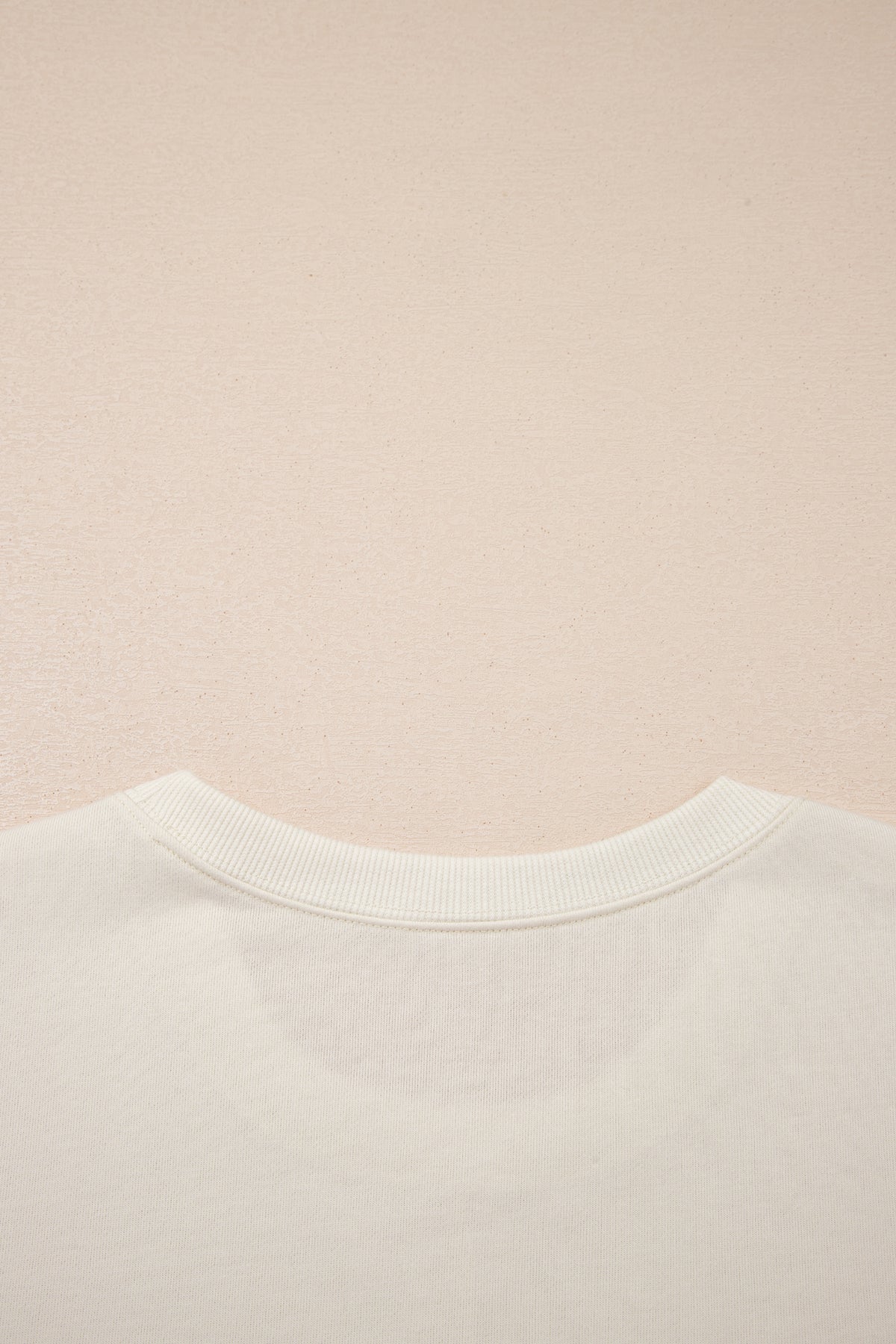 Dear-Lover solid color two-piece short set with textured patchwork and raw edges, made of polyester and cotton blend.