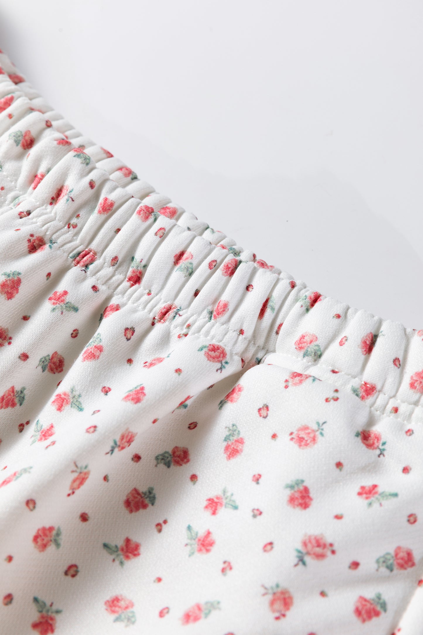 Floral Print Kangaroo Pocket Hoodie Sheath Sweatpants Set