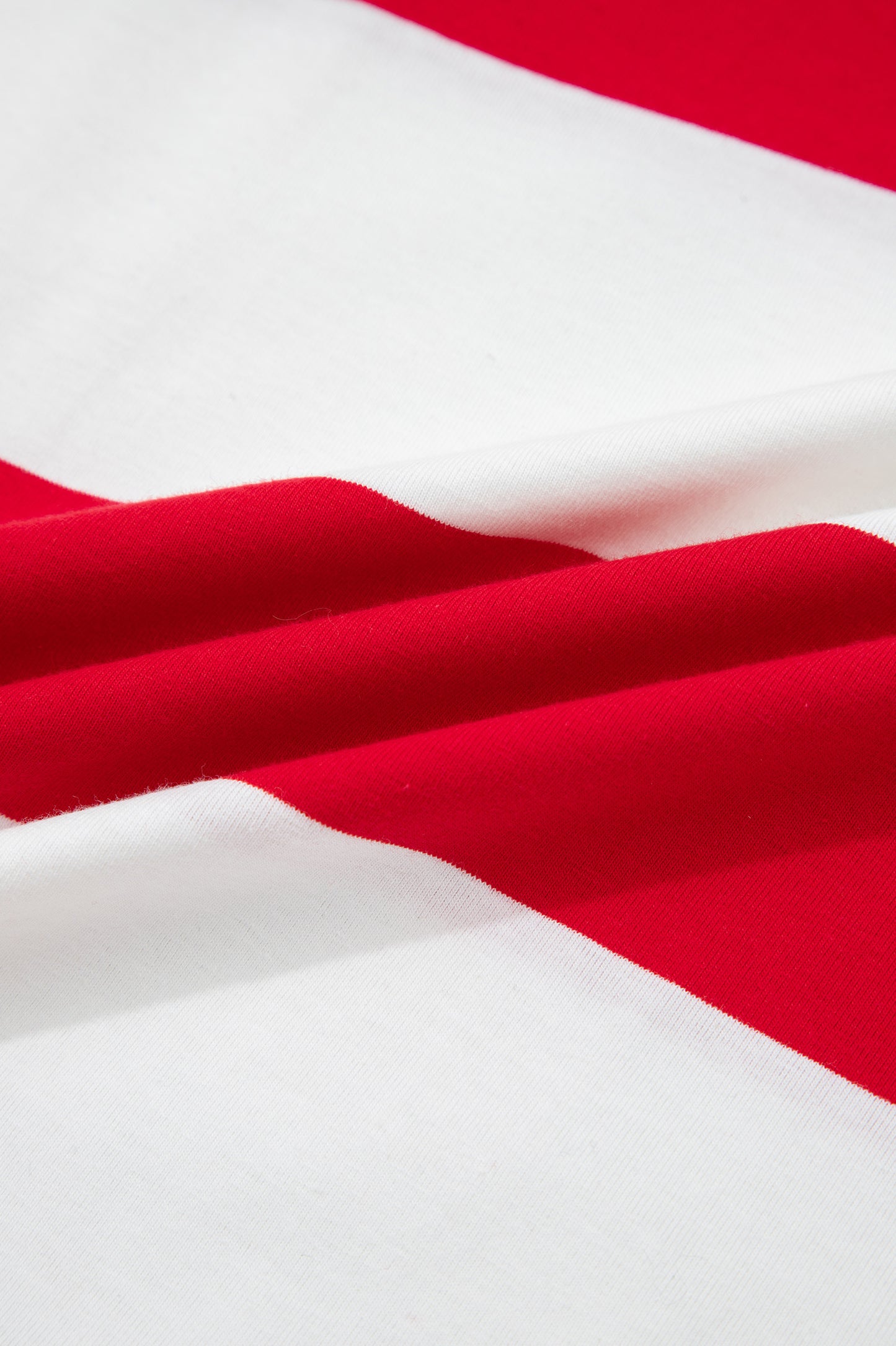 Racing Red Striped Color Block Oversize Tunic Tee