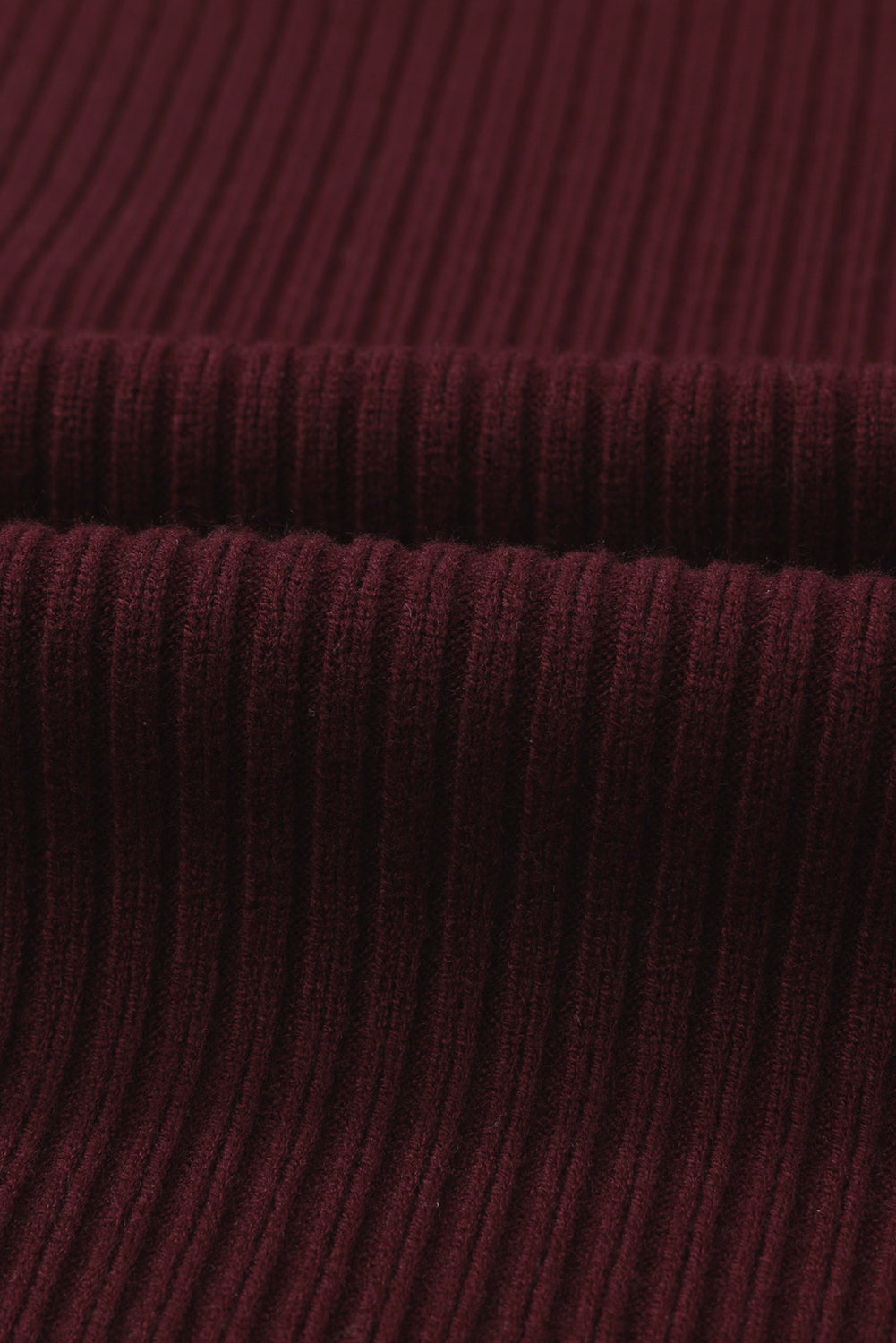 Patch Pocket Ribbed Knit Short Sleeve Sweater