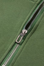 Half Zip up Pullover Active Top and Joggers Set