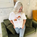 White Howdy Babe graphic T-shirt for women by Envy Stylz Wholesale, casual unisex T-shirt with bold print.