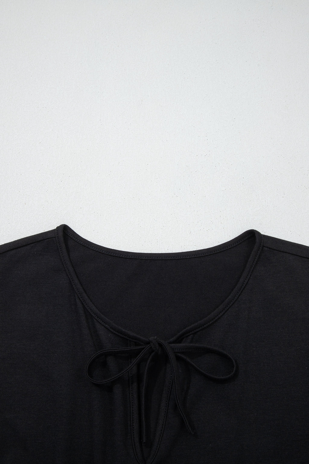 Coffee Plus Size Solid Color Bow Tie Peplum Tank Top