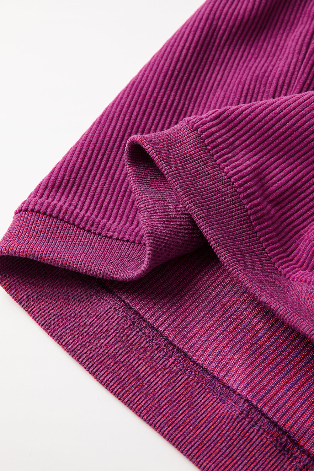 Ribbed Corduroy Oversized Sweatshirt