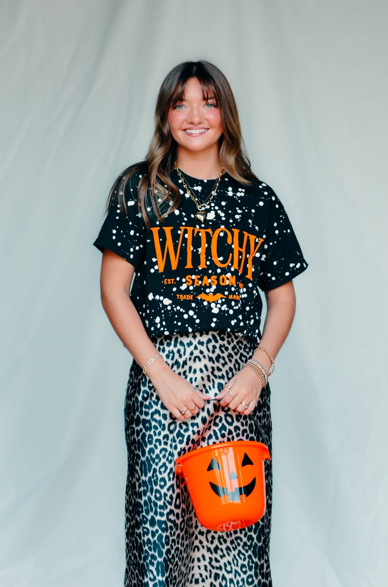 Witchy Season Spotted Black Tee