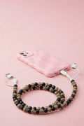Beaded Leopard-style multi charger by Grace+Emma with colorful beads, designed for versatile device charging.