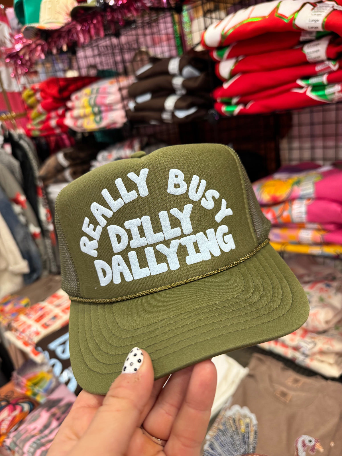 Really Busy hat by JANES BLESSINGS, featuring a stylish, colorful design perfect for casual wear and daily fashion.