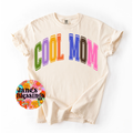 Jane's Blessings Cool Mom varsity sweatshirt, casual crewneck with varsity-style lettering and comfortable fabric for moms.