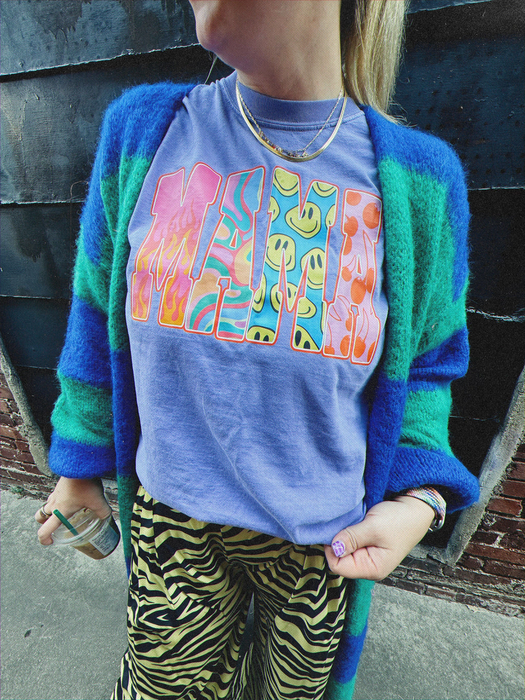 Janes Blessings Mama Purple sweatshirt featuring a comfortable fit with purple fabric and stylish design.