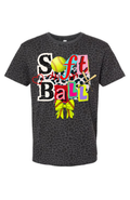 Set of JANES BLESSINGS softball stickers featuring colorful designs, ideal for decorating notebooks, laptops, and accessories.
