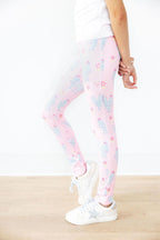 Mila & Rose Little Miss Chickie leggings for 6-12 months, soft fabric with colorful chickie print for babies and toddlers