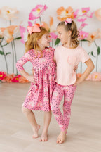 Mila & Rose Rainbow Wishes leggings for babies, featuring colorful rainbow pattern and soft stretchy fabric for comfortable wear.
