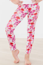 Mila & Rose® Secret Garden leggings for babies, featuring colorful floral and garden print in soft, comfortable fabric.