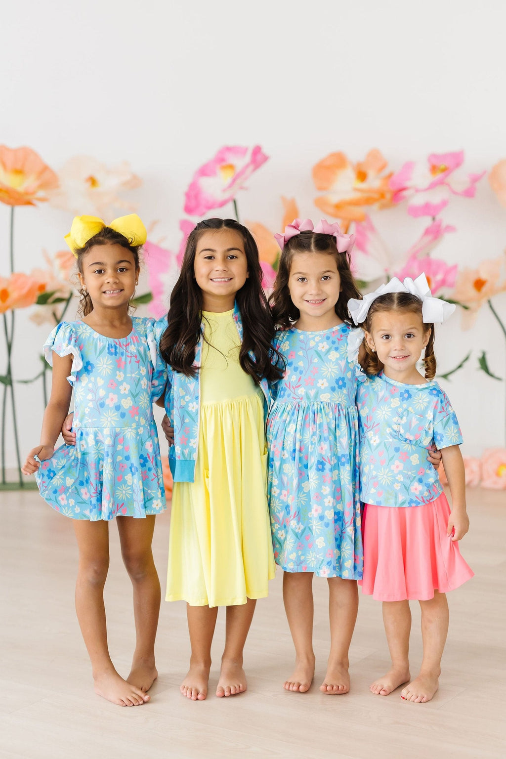 Mila & Rose® Springtime Splendor Ruffle Pocket Tee for toddlers, featuring ruffle details and a cute pocket design.