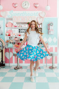 Mila & Rose® ruffle twirl skort for babies, pink with ruffled hem, designed for 6-12 months, perfect for playful outfits.