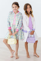Mila & Rose unicorn flip sequin twirl skort for kids, featuring colorful sequins and playful unicorn design.