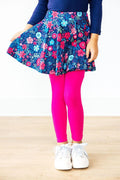Mila & Rose Sweet Gardenia Twirl Skegging featuring floral print, stretchy fabric, and comfortable fit for casual wear.