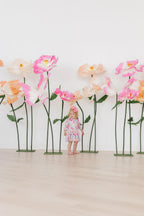 Mila & Rose Twirl Bodysuit for infants, 3/4 sleeves with "Hangin with My Peeps" print, soft fabric and playful design.