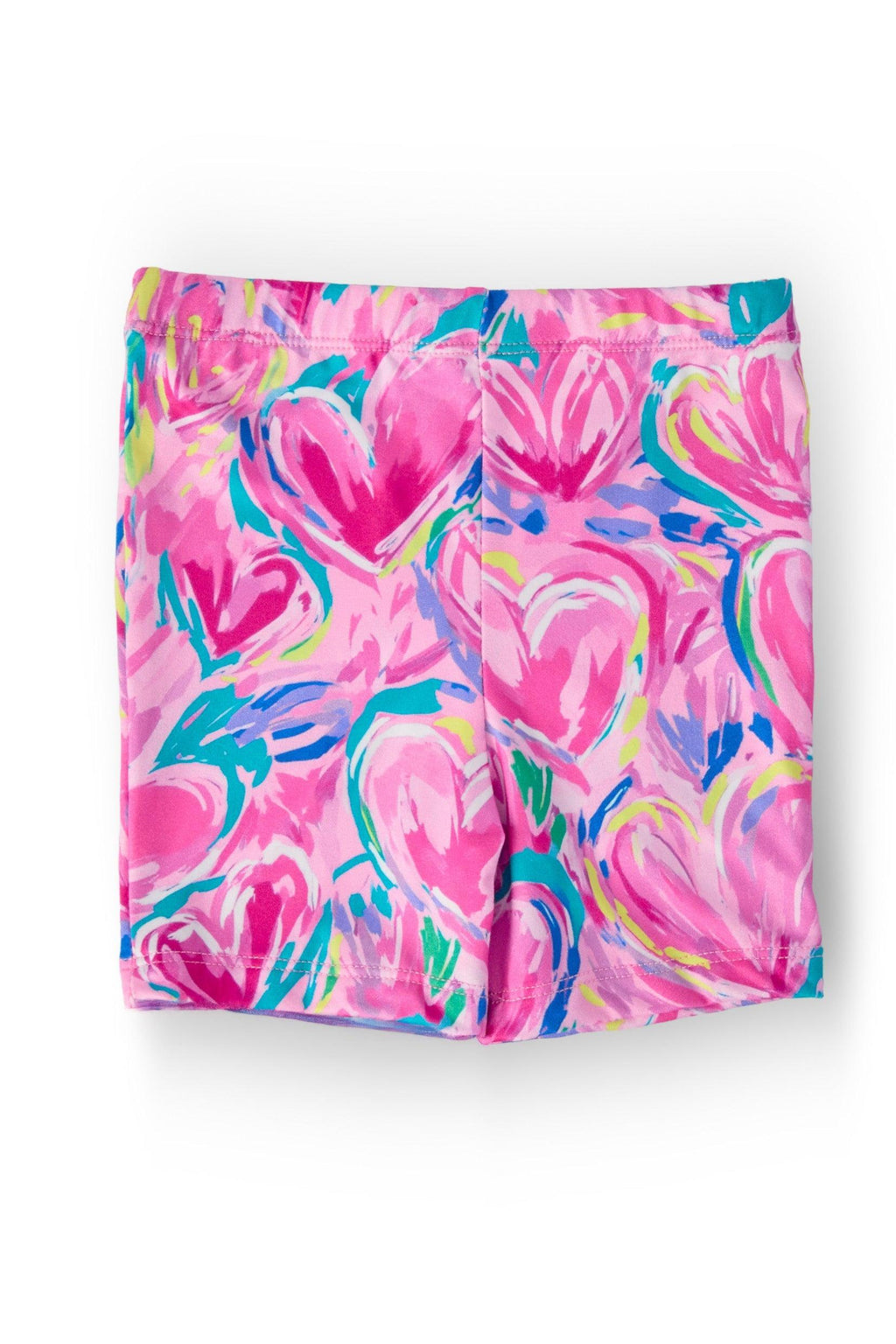 Mila & Rose Sweetheart Scribbles Twirl Shorts for toddlers in size 12-24 months, featuring colorful scribble pattern and comfortable fit.