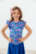 Dreaming Daisies S/S Ruffle Tee