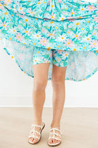 Preppy Daisies Twirl Shorts