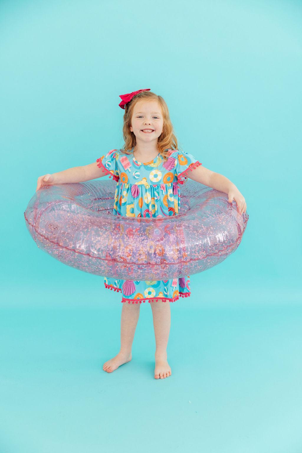 Fun Floaties Pom Pom Dress