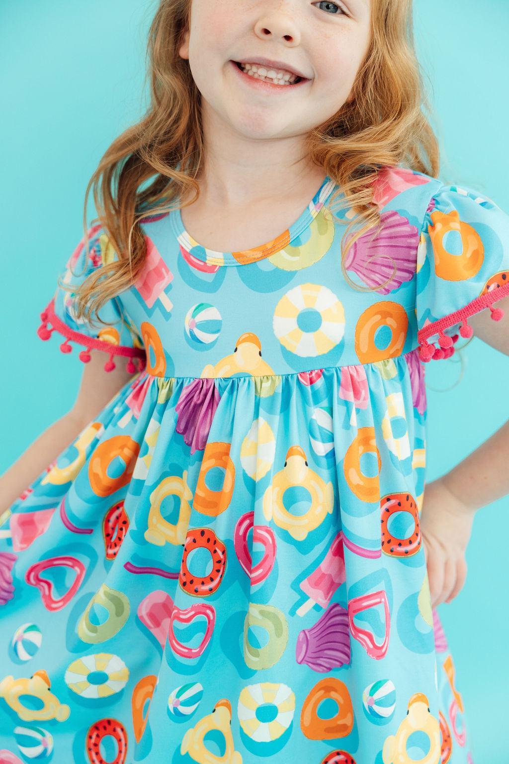 Fun Floaties Pom Pom Dress