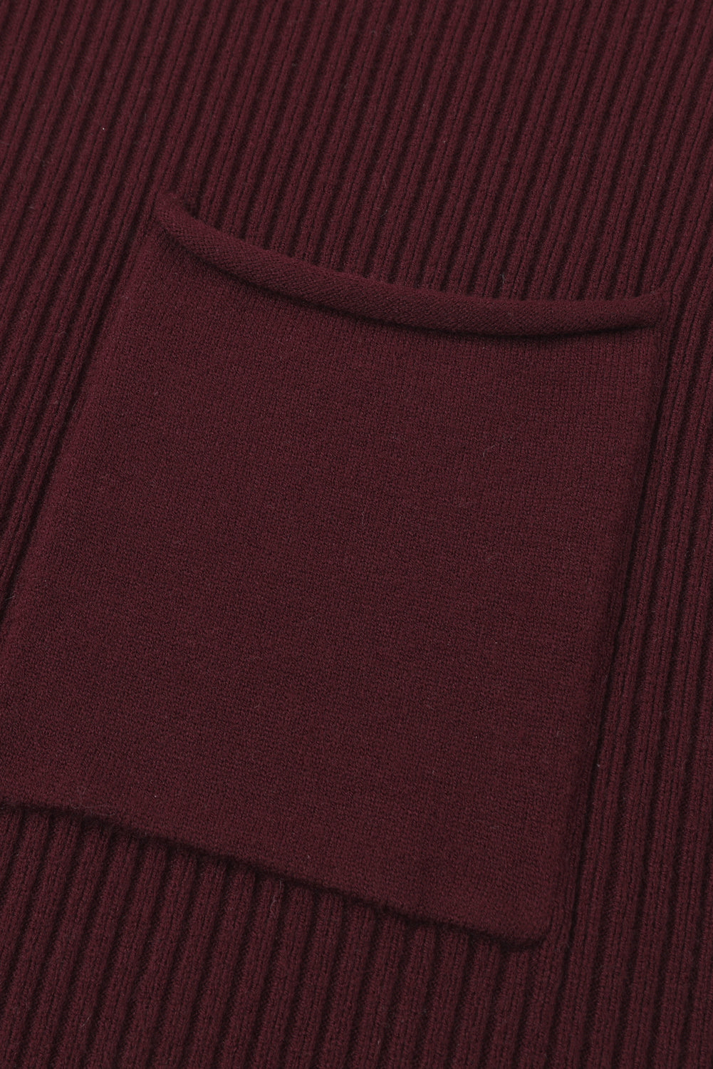 Mommas Hive oatmeal ribbed knit short sleeve sweater with patch pockets, made from viscose, polyester, and polyamide fabric.