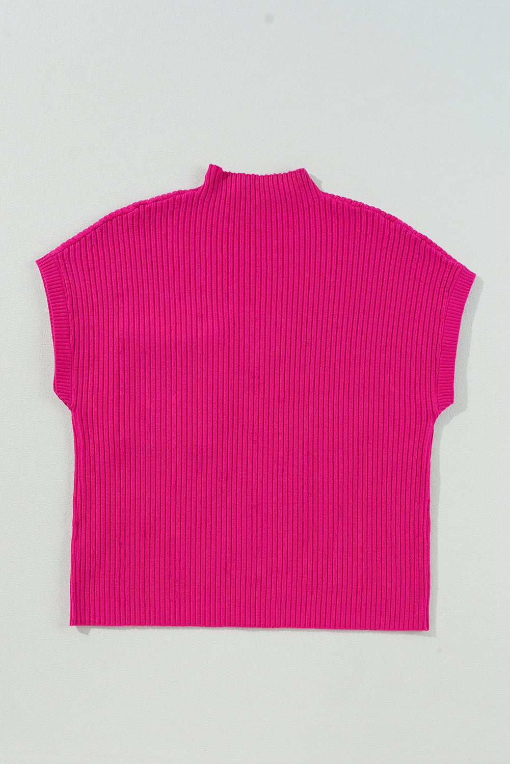 Mommas Hive oatmeal ribbed knit short sleeve sweater with patch pocket, casual and comfortable women's sweater.