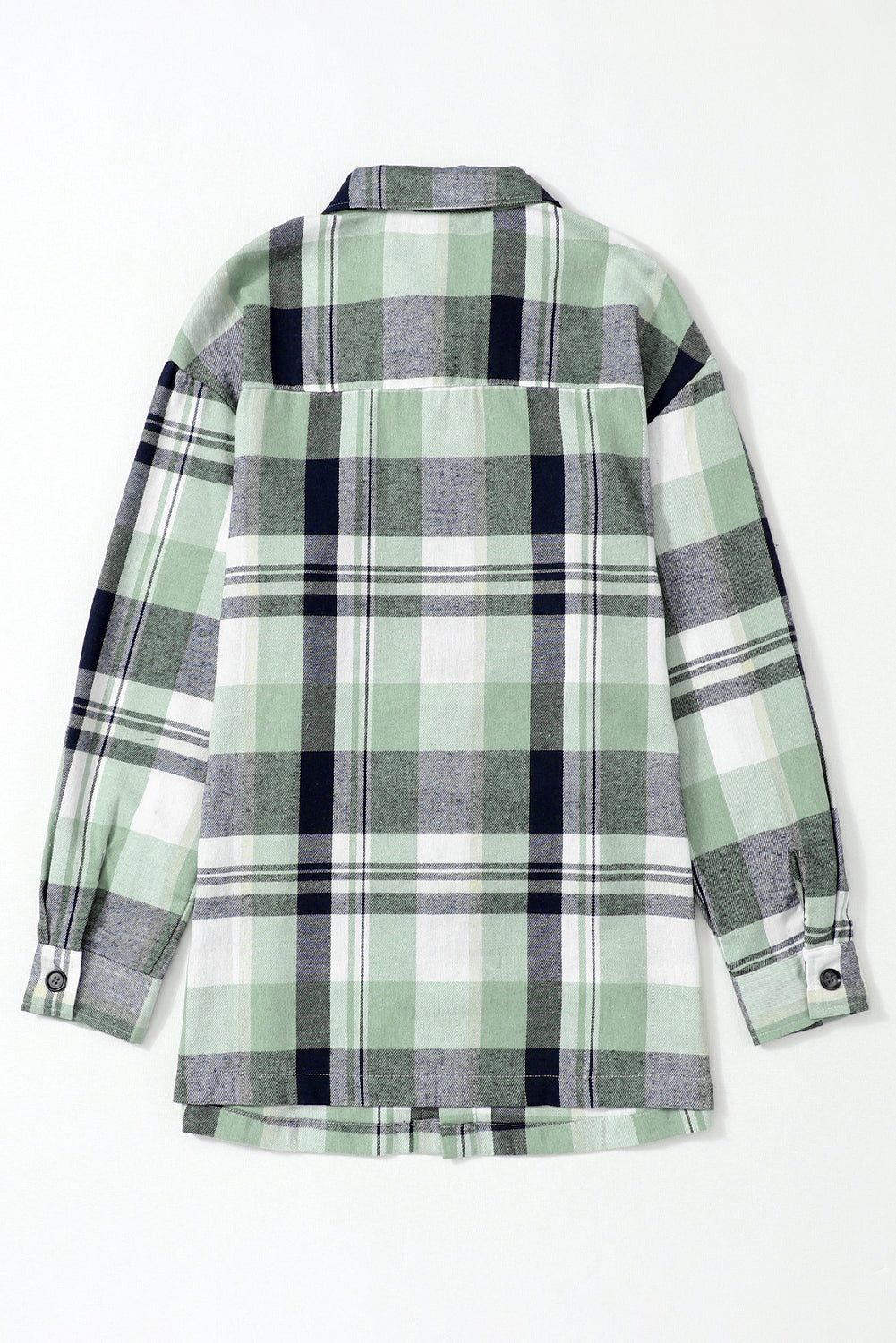 Pink plaid button-up patch pocket shirt from Mommas Hive, casual tops with a classic design and front pocket detail.
