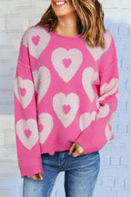 Multicolour pearl beaded floral drop shoulder sweater from Mommas Hive, featuring vibrant floral design and cozy knit fabric.