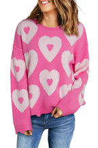 Multicolour pearl beaded floral drop shoulder sweater by Mommas Hive, featuring a vibrant floral design and cozy knit fabric.
