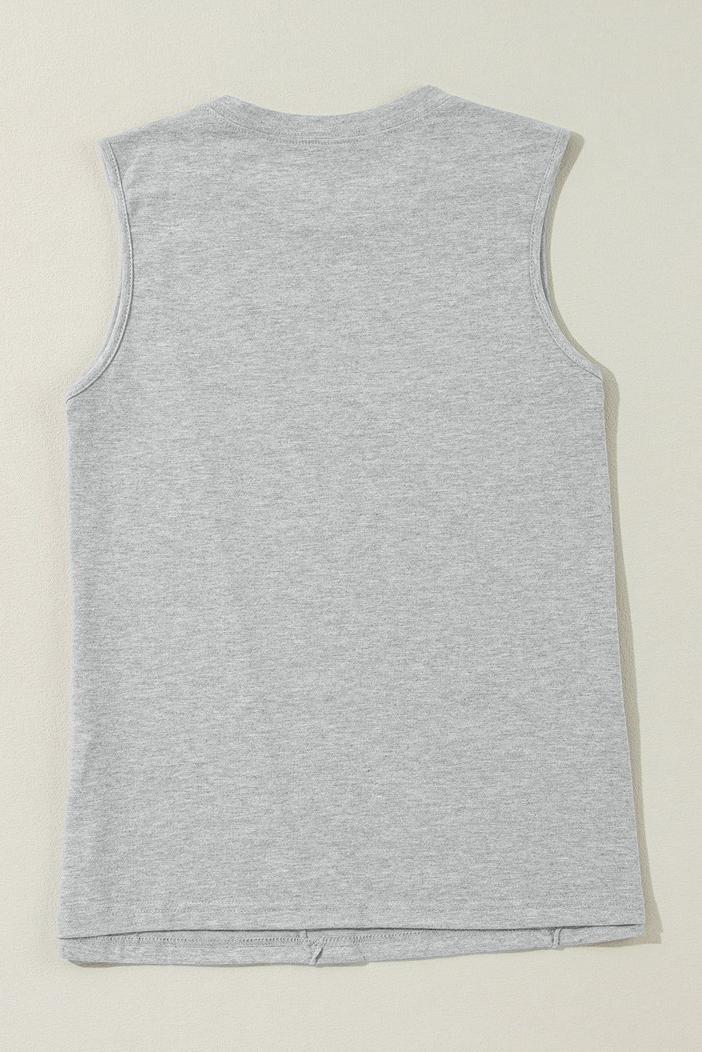 White crew neck pleated tank top from Mommas Hive, sleeveless top with a relaxed fit and soft fabric blend.