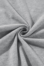 White crew neck pleated tank top from Mommas Hive, made of polyester, cotton, and elastane, shown on a plain background.