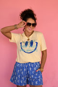 Yellow P&PD Wholesale T-shirt with the phrase "The World Is A Better Place With You In It" printed on the front.