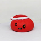 Christmas squeaker dumpling toy from P&PD Wholesale, soft plush with a festive design and squeaker inside.