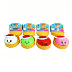 Christmas Squeaker Dumpling toy by P&PD Wholesale, colorful plush with a squeaker for festive play and cuddling.