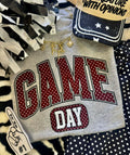 Maroon polka dot athletic tee by P&PD Wholesale with a casual fit, perfect for game day or athletic wear.