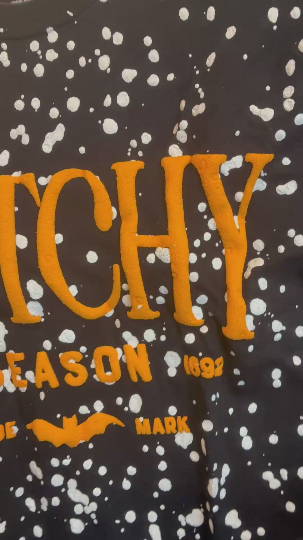 Witchy Season Spotted Black Tee